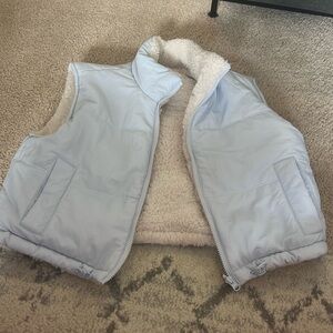 Thread & Supply Light Blue Reversible Vest